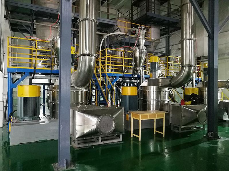 Línea de producción de molino mecánico de resina de fábrica de materiales 3M